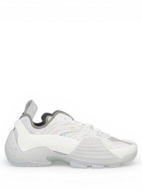 Lanvin Flash-X White Sneakers Men’s Size 11 NIB Designer Lace Up Shoes